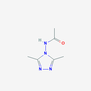 molecular formula C6H10N4O B420540 N-(3,5-dimethyl-4H-1,2,4-triazol-4-yl)acetamide CAS No. 89599-15-5