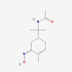 molecular formula C12H20N2O2 B420549 N-(1-(5-(Hydroxyimino)-4-methyl-3-cyclohexen-1-yl)-1-methylethyl)acetamide 