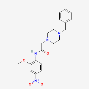 2-(4-benzylpiperazin-1-yl)-N-(2-methoxy-4-nitrophenyl)acetamide