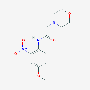 N-(4-methoxy-2-nitrophenyl)-2-(4-morpholinyl)acetamide