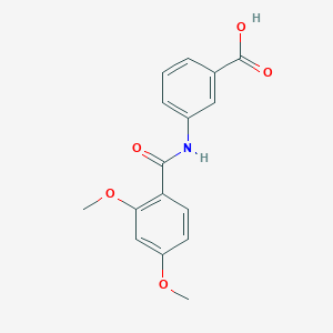 3-[(2,4-dimethoxybenzoyl)amino]benzoic acid