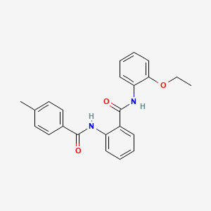 N~1~-(2-Ethoxyphenyl)-2-[(4-methylbenzoyl)amino]benzamide