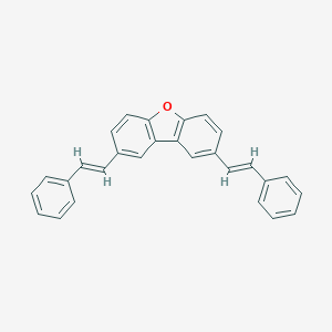 molecular formula C28H20O B420561 2,8-Bis-((E)-styryl)-dibenzofuran 