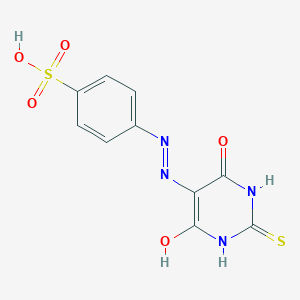 4-[2-(4,6-dioxo-2-thioxotetrahydro-5(2H)-pyrimidinylidene)hydrazino]benzenesulfonic acid