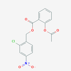 2-chloro-4-nitrobenzyl 2-(acetyloxy)benzoate