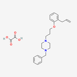 1-Benzyl-4-[3-(2-prop-2-enylphenoxy)propyl]piperazine;oxalic acid