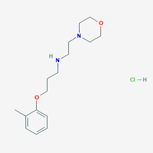 3-(2-methylphenoxy)-N-(2-morpholin-4-ylethyl)propan-1-amine;hydrochloride