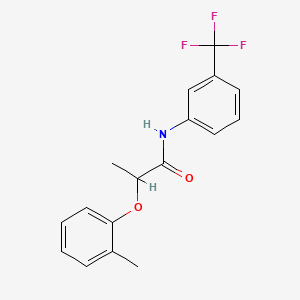 2-(2-methylphenoxy)-N-[3-(trifluoromethyl)phenyl]propanamide