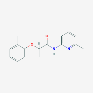 2-(2-methylphenoxy)-N-(6-methyl-2-pyridinyl)propanamide