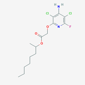 molecular formula C15H21Cl2FN2O3 B042059 Fluroxypyr-meptyl CAS No. 81406-37-3
