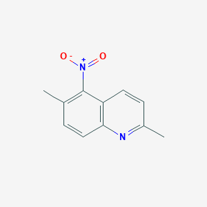 molecular formula C11H10N2O2 B420597 2,6-Dimethyl-5-nitroquinoline CAS No. 312913-60-3