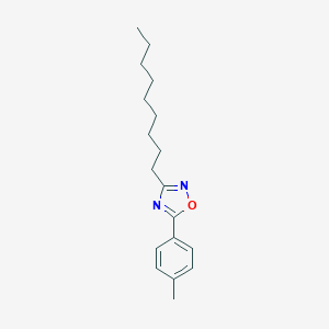 molecular formula C18H26N2O B420614 5-(4-Methylphenyl)-3-nonyl-1,2,4-oxadiazole 