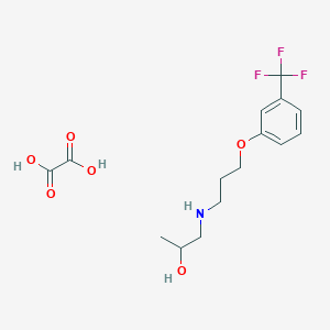 1-({3-[3-(trifluoromethyl)phenoxy]propyl}amino)-2-propanol ethanedioate (salt)