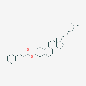 molecular formula C36H60O2 B420628 17-(1,5-dimethylhexyl)-10,13-dimethyl-2,3,4,7,8,9,10,11,12,13,14,15,16,17-tetradecahydro-1H-cyclopenta[a]phenanthren-3-yl 3-cyclohexylpropanoate 
