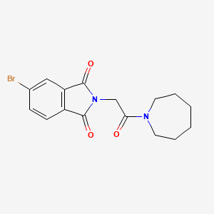 2-[2-(1-azepanyl)-2-oxoethyl]-5-bromo-1H-isoindole-1,3(2H)-dione