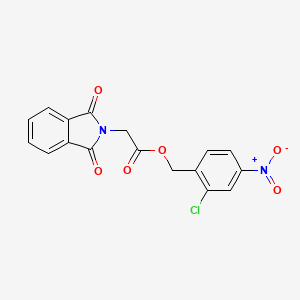 2-Chloro-4-nitrobenzyl 2-(1,3-dioxo-1,3-dihydro-2H-isoindol-2-YL)acetate