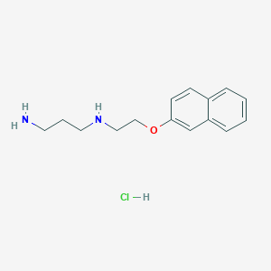 N'-(2-naphthalen-2-yloxyethyl)propane-1,3-diamine;hydrochloride