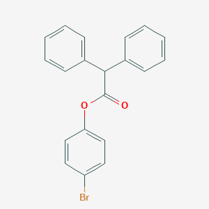 molecular formula C20H15BrO2 B420636 4-Bromophenyl diphenylacetate 