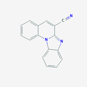 molecular formula C16H9N3 B420639 Benzimidazo[1,2-a]quinoline-6-carbonitrile 