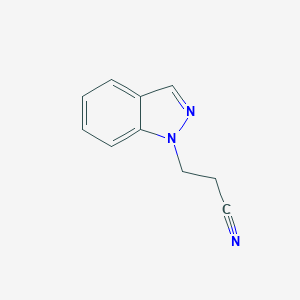 molecular formula C10H9N3 B420640 3-(1H-吲哚-1-基)丙腈 CAS No. 23300-94-9