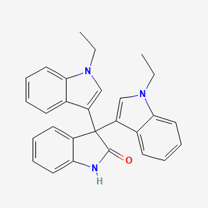 3,3-bis(1-ethylindol-3-yl)-1H-indol-2-one