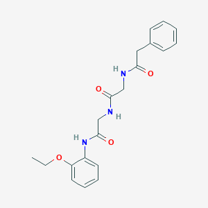 N~1~-(2-{[2-(2-Ethoxyanilino)-2-oxoethyl]amino}-2-oxoethyl)-2-phenylacetamide