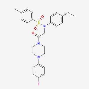 N-(4-ethylphenyl)-N-{2-[4-(4-fluorophenyl)-1-piperazinyl]-2-oxoethyl}-4-methylbenzenesulfonamide