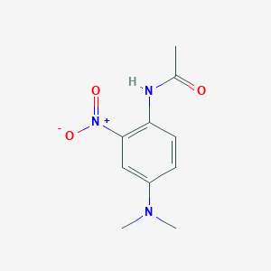 molecular formula C10H13N3O3 B420663 N-[4-(dimethylamino)-2-nitrophenyl]acetamide 