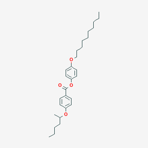 molecular formula C29H42O4 B420665 4-(Decyloxy)phenyl 4-[(1-methylpentyl)oxy]benzoate 