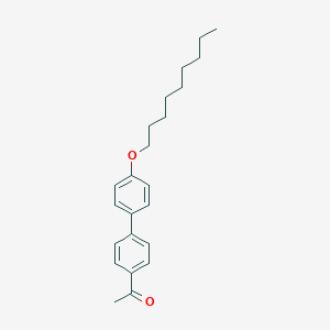 molecular formula C23H30O2 B420666 1-[4'-(Nonyloxy)[1,1'-biphenyl]-4-yl]ethanone 