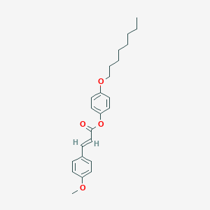 molecular formula C24H30O4 B420669 4-(Octyloxy)phenyl 3-(4-methoxyphenyl)acrylate 