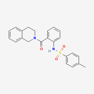 N-[2-(3,4-dihydro-2(1H)-isoquinolinylcarbonyl)phenyl]-4-methylbenzenesulfonamide