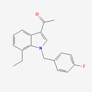 1-[7-ethyl-1-(4-fluorobenzyl)-1H-indol-3-yl]ethanone