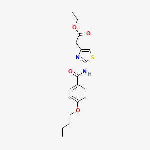 ethyl {2-[(4-butoxybenzoyl)amino]-1,3-thiazol-4-yl}acetate