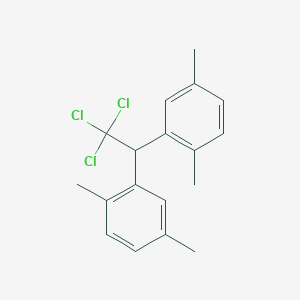 molecular formula C18H19Cl3 B420685 1,4-Dimethyl-2-[2,2,2-trichloro-1-(2,5-dimethylphenyl)ethyl]benzene 