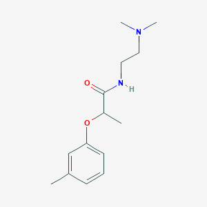 N-[2-(dimethylamino)ethyl]-2-(3-methylphenoxy)propanamide