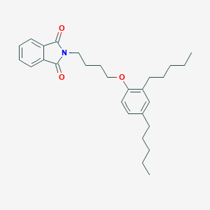 molecular formula C28H37NO3 B420688 2-[4-(2,4-dipentylphenoxy)butyl]-1H-isoindole-1,3(2H)-dione 