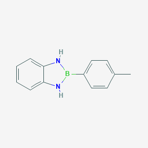 molecular formula C13H13BN2 B420691 2-(4-Methylphenyl)-2,3-dihydro-1H-1,3,2-benzodiazaborole 