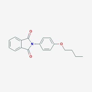 molecular formula C18H17NO3 B420693 2-(4-butoxyphenyl)-1H-isoindole-1,3(2H)-dione 