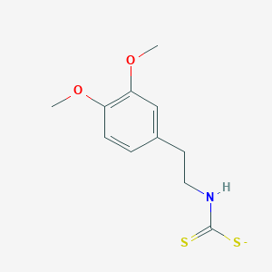 molecular formula C11H14NO2S2- B420701 N-[2-(3,4-dimethoxyphenyl)ethyl]carbamodithioate 