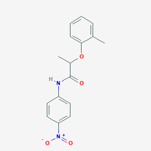 2-(2-methylphenoxy)-N-(4-nitrophenyl)propanamide