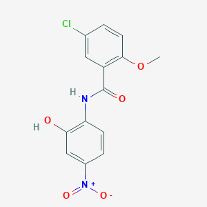 5-chloro-N-(2-hydroxy-4-nitrophenyl)-2-methoxybenzamide