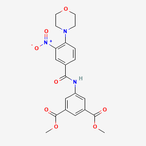 dimethyl 5-{[4-(4-morpholinyl)-3-nitrobenzoyl]amino}isophthalate