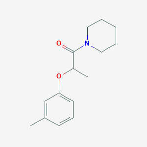 2-(3-Methylphenoxy)-1-piperidin-1-ylpropan-1-one