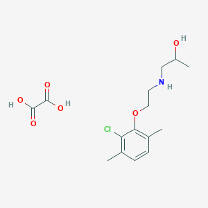 molecular formula C15H22ClNO6 B4207181 1-[2-(2-Chloro-3,6-dimethylphenoxy)ethylamino]propan-2-ol;oxalic acid 