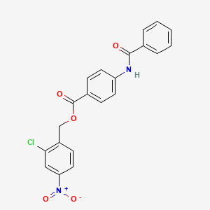 2-chloro-4-nitrobenzyl 4-(benzoylamino)benzoate