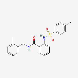 N-(2-methylbenzyl)-2-{[(4-methylphenyl)sulfonyl]amino}benzamide