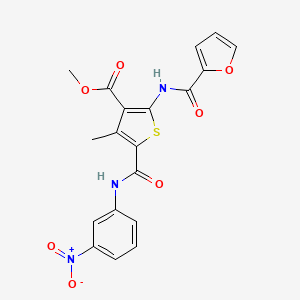 methyl 2-(2-furoylamino)-4-methyl-5-{[(3-nitrophenyl)amino]carbonyl}-3-thiophenecarboxylate