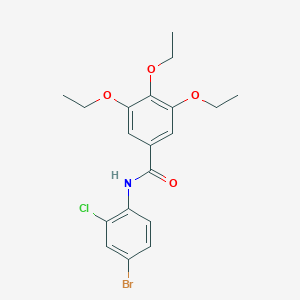 N-(4-bromo-2-chlorophenyl)-3,4,5-triethoxybenzamide