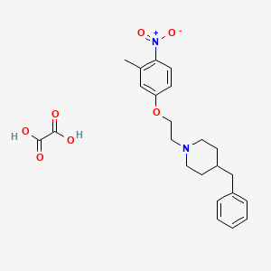 4-benzyl-1-[2-(3-methyl-4-nitrophenoxy)ethyl]piperidine oxalate